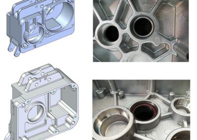 Componentes de fundición aluminio